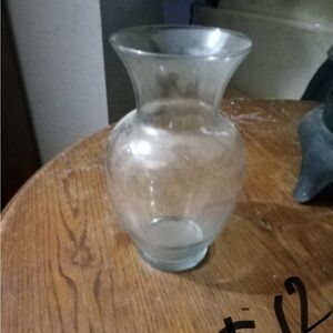 Elegant Clear Glass Vase